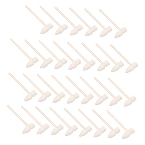 OFFSCH Diy Craft Tool 30pcs Wooden Hammers Mallets Educational Toys for Boys and Girls Ideal for Parties Decor and Fine Motor Skills