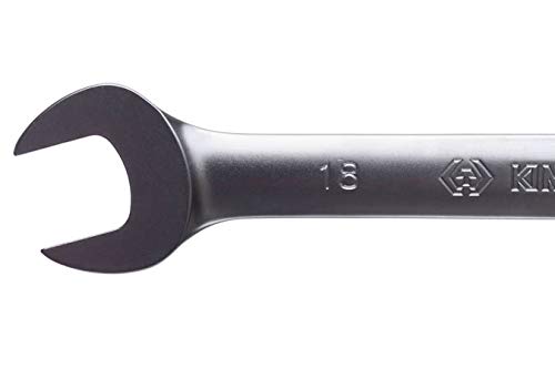 KING TONY 373118M Combination Wrench Con Ratchet 18mm for DIYers & Professionals, Ideal for Repair and Installation tasks 18mm - Image 4