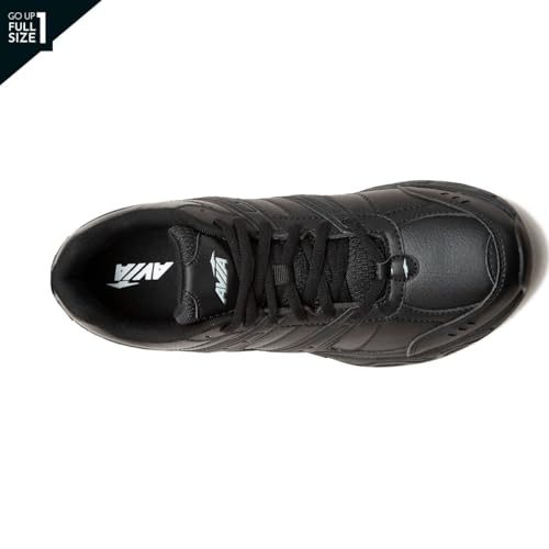 Avia Avi-Union II Non Slip Shoes for Women - Lace Up Comfort Women's Work or Walking Sneakers, Medium or Wide, Black or White4