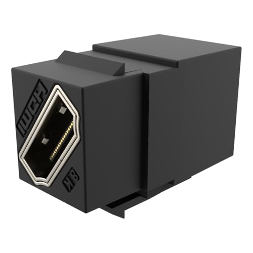 HDMI Keystone 8K, negro, 6 unidades miniatura 7