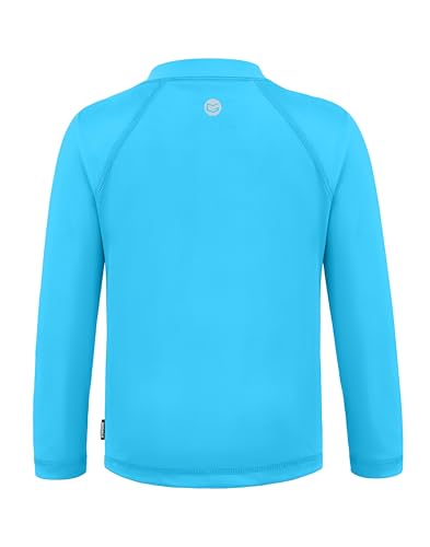 Image of Toddler Boys Swim Shirts Rash Guard Long Sleeve UPF 50+ Sun Protection
