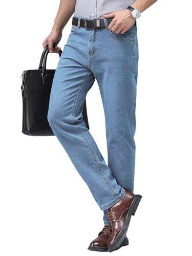 Image of URBAN POCKETS Jeans for Men | Denim Pants with Straight Fit & Formal Look (Regular-U08-U09)
