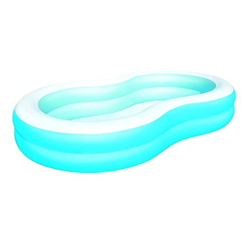 Bestway 54117 Jumbo Oval Inflatable Pool, 262 x 157 cm, Blue