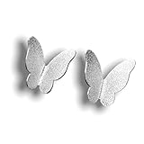  Mädchen Ohrstecker Schmetterlinge - Silber 925 Sterling - Mini Stecker Schmetterling