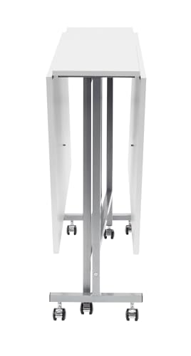 Studio Designs White Powder-Coated Craft and Cutting Sewing Machine Table