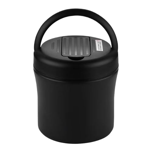 Generico Recipiente térmico para alimentos – Fiambrera aislada 1,2 l para almuerzo, tarro de acero inoxidable antigoteo para sopa ensalada | oficina, escuela, camping, viaje, picnic