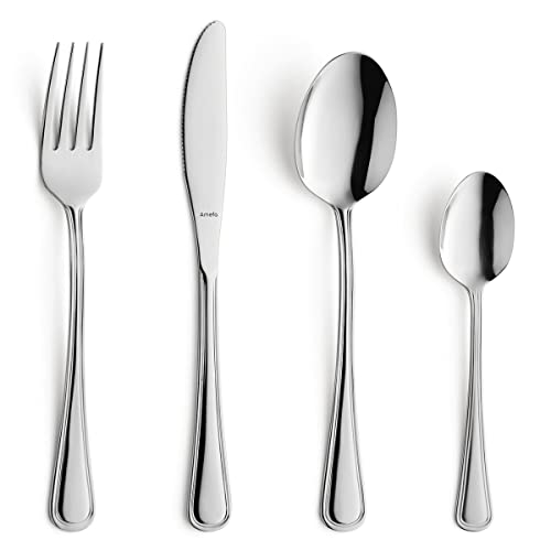 Couverts Amefa Bologne 24 pièces pour 6 personnes en acier inox de table