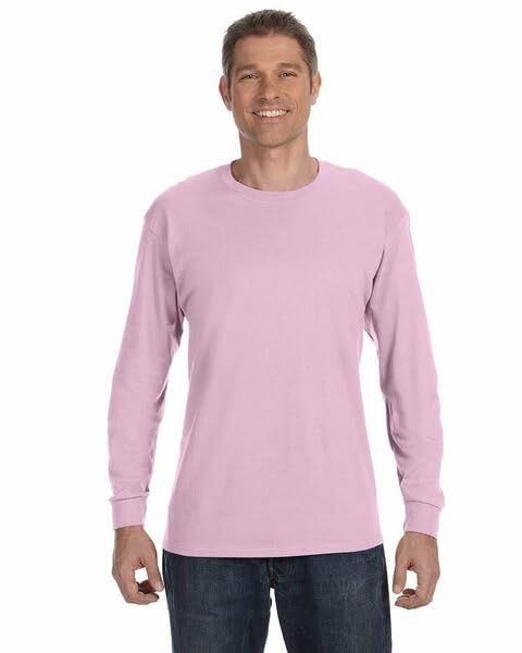 Image of Gildan Adult Heavy Cotton Long Sleeve T-Shirt, Style G5400, 2-Pack