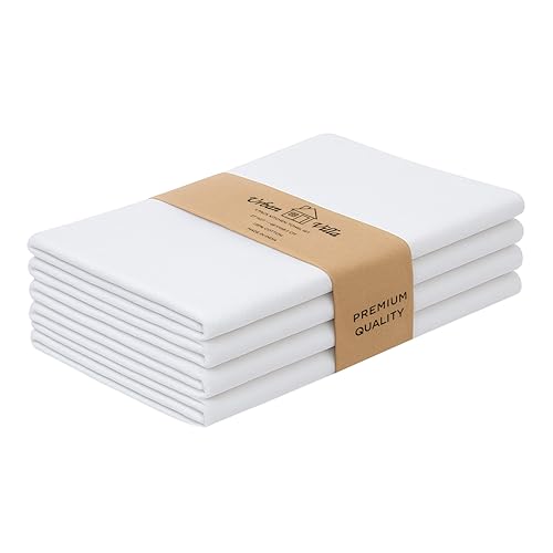 Urban Villa Flour Sack White Kitchen Towels 100% Cotton High...
