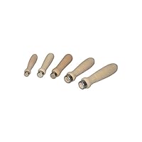 BLU-DAN 967140 Feilenheft Holz lackiert 140 mm