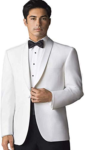 Men's Elegant White Dinner Jacket