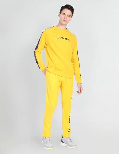 Image of U.S. POLO ASSN. Men's Mid Rise Regular Track Pants