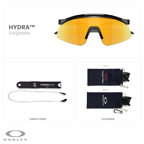 Oakley OO9229 Hydra Shield Sunglasses For Men + BUNDLE With Designer iWear Complimentary Eyewear Kit2