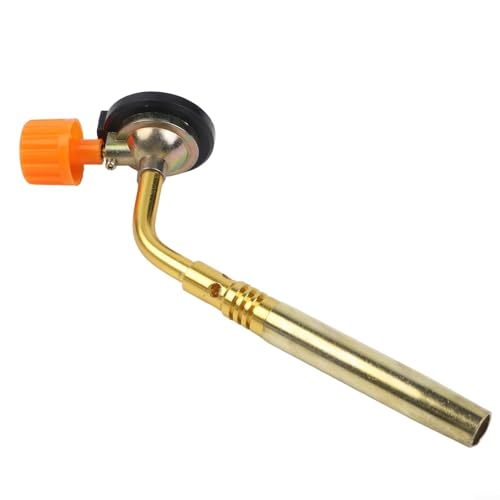 ZiStarlilife Soplete de gas butano 1300 ° C quemador de cobre con llama ajustable para soldar, soldar, cocinar, descongelar tuberías, quitar pintura, manualidades e iluminación carbón