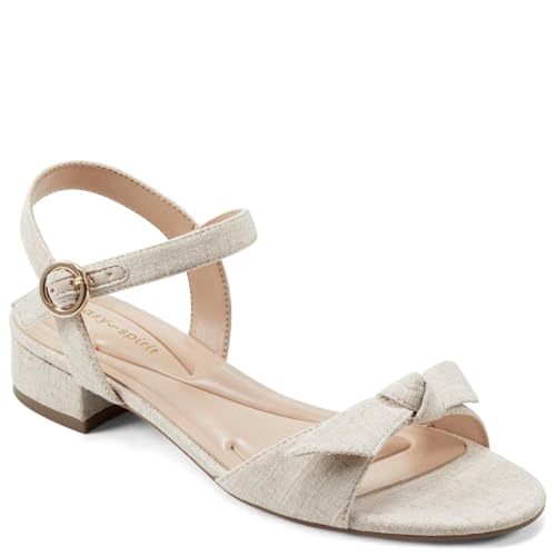Easy Spirit Ginova Women's Sandal, 6.5 B(M) US, Light Natural-Linen