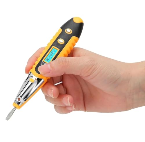 Image of Direct Line Tester, AC-DC 12-250V, Screwdriver Circuit, Screwdriver with 3.5mm Plus and Minus (+,-) Pointer