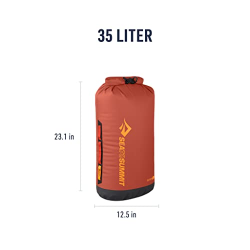 Image of Sea to Summit Big River Dry Bag, Heavy-Duty Dry Storage, 35 Liter, Picante Red