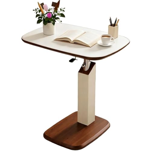 Elevating Edge Table Bedside Table Living Room Coffee Table Small Table Movable Bedside Computer Desk(B)