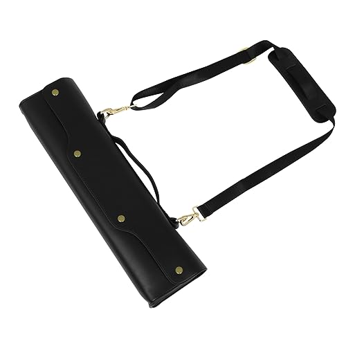 ifundom Flötentasche Mit Verstellbarem Schultergurt Robuste Aufbewahrungstasche Für Flöten Aus Pu-leder Und Vliesstoff-innenpolsterung Für Schutz Vor Kratzern Beim Transport