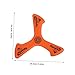 OHPHCALL Thickened Soft Boomerang for Kids Orange Color Interactive Outdoor Game Toy for Beach Fun Recreation and Family Activities