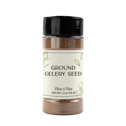 Olive & Vine Ground Celery Seed, Earthy Flavor, For Dressings