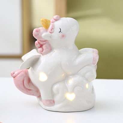Lámpara de Mesa Unicornio Rosa para Niños miniatura 1