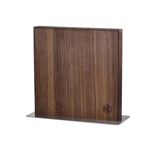 HexClad Magnetic Walnut Knife Block Holder