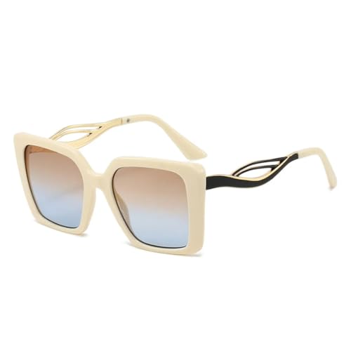 Lunettes de soleil rétro UV400 léopard carrées pour un style vintage chic