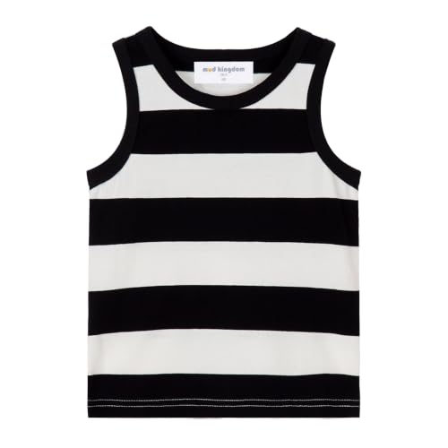 Image of Mud Kingdom Boys Girls T-Shirts Rainbow Stripe Cotton Unisex Top
