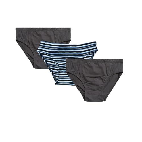 Image of Acumen Men's Underwear Briefs 3-Pack - 100% Combed Cotton, Anti-Bacterial Technology - Premium Ultrasoft Waistband