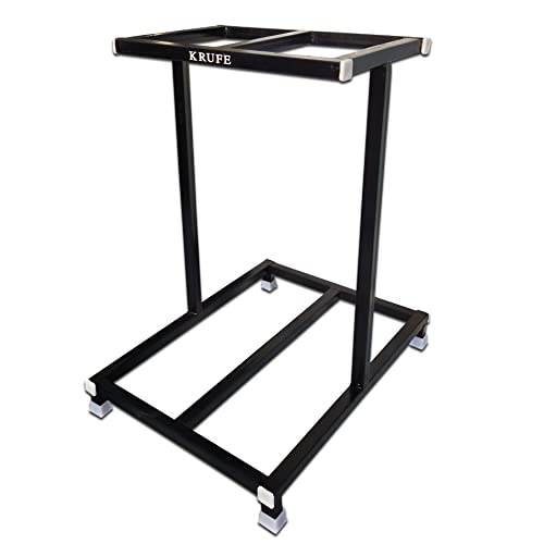 Image of MILD Steel Inverter Stand /Trolly (Dual Battery, Black)