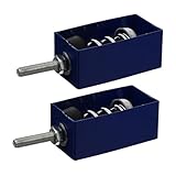 BAZEITFLOW 2 Stück Deckenfeder Dämpfungsaufhänger Vibrationsisolator für Heimkino Aufhängung Leise Stoßdämpfer mit Großer Dämpfung und Einfacher Montage