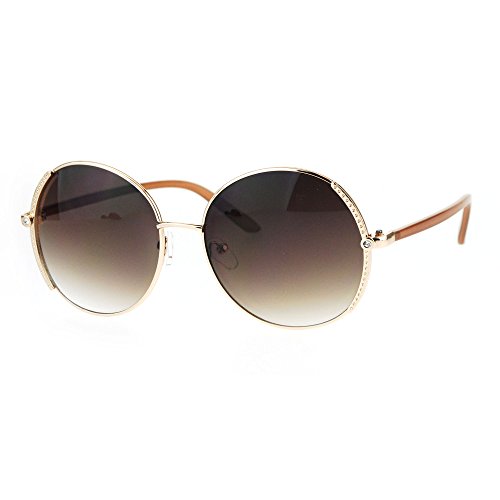 Womens Fashion Sunglasses Classy Stylish Round Frame UV 400
