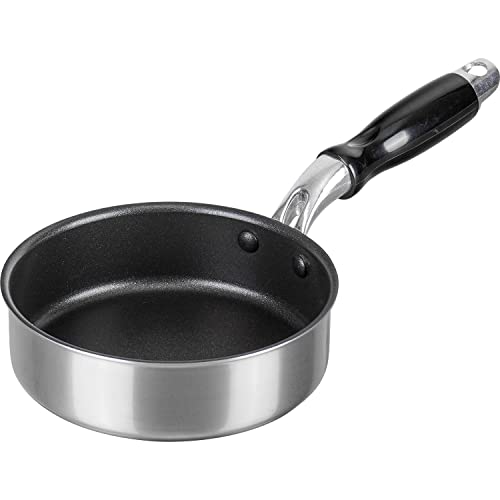 Wahei Freiz JUSPAN Neo RB-2307 Small Frying Pan, 5.5 inches (14 cm), Induction Compatible, Gas, PFOA Free, Fluorine Resin Processing