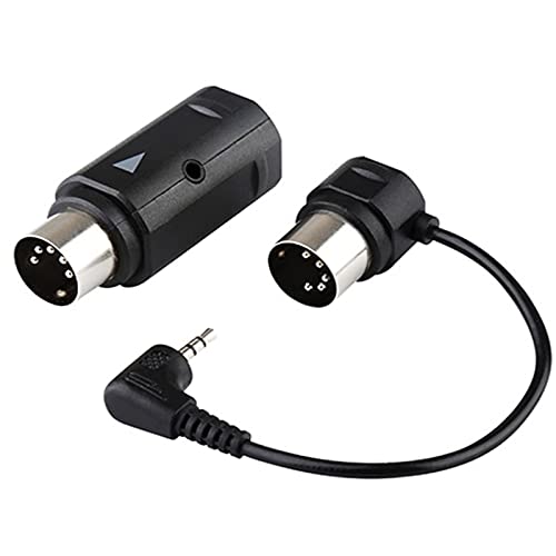 Xvive MD1 Wireless MIDI Bluetooth 5 Adapter - MIDI Split/Merge for Synthesizer, Digital Piano & More...
