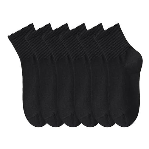 Image of MAGIARTE Womens Mini Crew Ankle Socks Athletic Casual Cotton Socks for Women