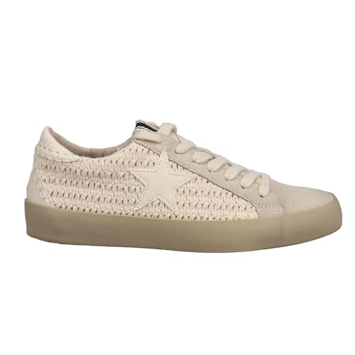 Womens Paula Lace Up Sneakers Shoes Casual - Beige - Size 7.5 M