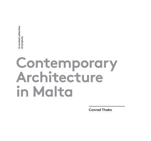 Contemporary architecture in Malta beau livre illustré couverture rigide premium