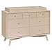 Babyletto Palma 7-Drawer Assembled Double Dresser in Taupe, Greenguard Gold Certified