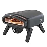 Forno de Pizza Nino a Gás com Pedra Refratária Quadrada e Termômetro Integrado CFBM PO-355 S G