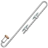 gsgfuis Aquarium CO2 Diffusor, Hängender CO2 Diffusor aus Acryl, Feiner Zerstäuber für Aquarium Pflanzen (Größe S)