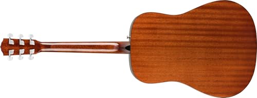 Miniatura 3 de Fender Cd-60s Dreadnought, Walnut Fingerboard, All-Mahogany, Natural, Full Size, 970110022, Comes With Free Virtual Lessons