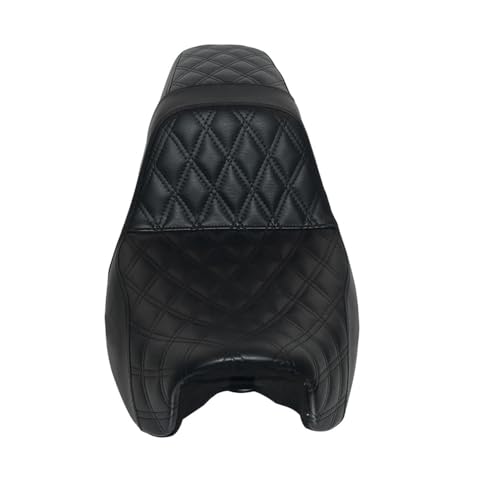 Asiento motocicleta con elevación para Dyna Wide Glide Street Bob y Super Custom FXDC 5