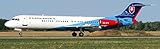 JCLH2241-1/200 Slowakeischer Flugservice Fokker 100 REG:OM-BYB & Ständer