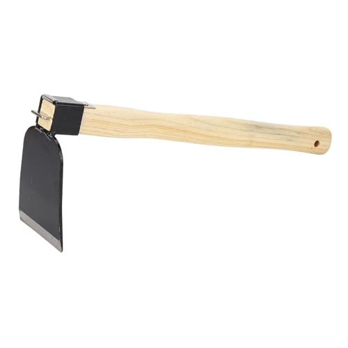 Azadilla a mano de jardinería con mango de madera y acero miniatura 4