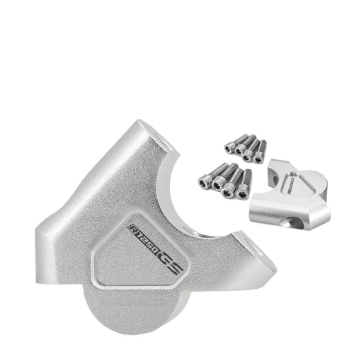 Elevadores de manillar de motocicleta de 32 mm en color plata para R1250GS Adventure y S1000XR