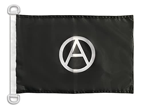AZ FLAG Anarchy Boat Flag 45x30 cm Mesh Polyester Plastic Rings — image 1