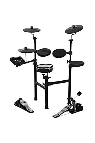 HXW SD61-2 Electric Drum Set 8 Piece Electronic Drum Kit, Dual-zone Mesh...