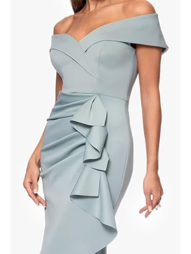 Bedlover Satin Mother of The Bride Dresses for Women 2025 Long Ruffle Formal Evening Party Gowns3