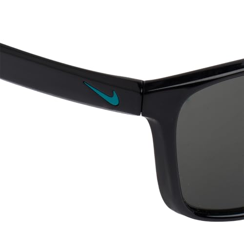 Image of Nike EV1122-011 Endeavor Sunglasses Black /Neptune Green Frame Color, Grey With Mint Green Lens